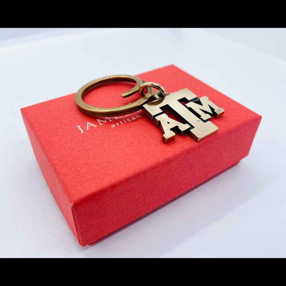 James Avery Texas A & M Key Chain BRONZE